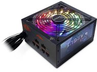 ARGUS Gamer Tápegység, 500W, 80 Plus Gold, PSU, RGB LED