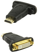Adapter HDMI - DVI-D (HDMI apa - DVI-D anya)