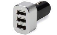 EDNET USB autós töltő, 3 portos, 1x 2.1A, 1x 2A, 1x 1A (max. 5,1A)