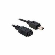 Delock USB 2.0 mini-B hosszabbító kábel, apa-anya 1m