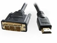 Gembird HDMI / DVI apa-apa kábel aranyozott csatlakozóval, 7.5m, bulk