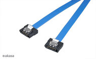 Akasa Proslim AK-CBSA05-15BL SATA adatkábel 15cm, kék