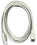USB A-A 2.0 kábel, 4,5m (hosszabbítókábel)