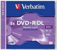 Verbatim DVD+R 8,5GB 8x dupla rétegű DVD lemez