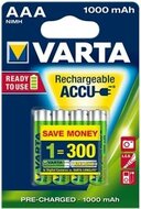 Varta ACCU R03 AAA Újratölthető mini ceruzaelem 1000mAh (4db/csomag)