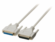 ValueLine VLCP52110I20 D-SUB 25pin hosszabbító kábel 2m Fehér