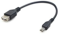 Gembird A-OTG-AFBM-03 USB 2.0 OTG kábel 0.15 m - Fekete