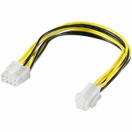 Power cable P4 4pin-F/P8 4+4 pin-M 15cm