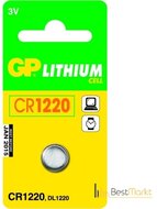 GP CR1220 5db/blister (12,5 x 3mm) Lithium gombelem