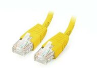Equip U/UTP Cat6 lapos patch kábel 3.0m sárga