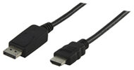 HDMI - DISPLAYPORT Audio Video kábel 2m
