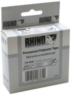 DYMO címke Rhino poli 12mm fémes