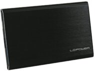 LC-Power LC-25U3-7B-ALU 2.5" USB 3.0 Külső HDD ház Fekete