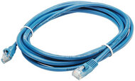 Szerelt UTP kábel 0.5 méter, kék, CAT5e