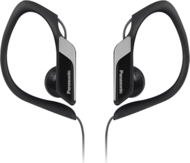 Panasonic RP-HS34E-R - Fekete clip on fülhallgató