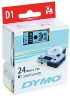 DYMO címke LM D1 alap 24mm fekete betű / kék alap