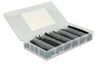 Delock heat shrink tube 100 pieces box fekete