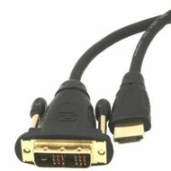 Gembird HDMI / DVI apa-apa kábel aranyozott csatlakozóval, 4.5m, bulk