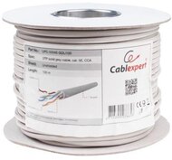 Gembird UTP solid cable, cat. 5, CCA 100m (roll), szürke