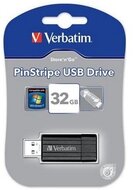 Verbatim PinStripe 32GB fekete pendrive / USB flash drive
