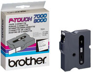 Brother Festékszalag TX251 P-Touch, 24mm fehér alapon fekete