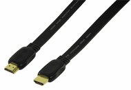 HDMI Audio Video Ethernet kábel v1.4, 3.0m (flat)
