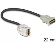 Delock Keystone modul HDMI anya > HDMI anya 250° kábellel