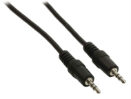 Valueline 3,5mm Jack M - 3,5mm jack M Audiokábel 3m Fekete