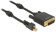 Delock mini DisplayPort (Csatlakozó csavarral) M - DVI M Adapterkábel (4K) Fekete 1m