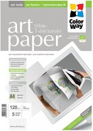 ColorWay Photo paper Inkjet paper For T-shirt transfer White 120g/m A4 5 sheet