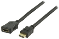 Valueline VGVP34090B10 HDMI M - HDMI F Kábel 1m Fekete