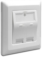 Delock 86202 Keystone 2 portos fali aljzat