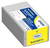 Epson SJIC22P tintapatron TM-C3500 nyomtatóhoz, sárga