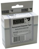 DYMO címke Rhino poli 9mm fehér