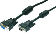 LogiLink VGA Cable,male/female, black,3M
