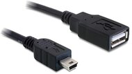 Delock 82905 USB 2.0-A - mini USB kábel 0,5 m