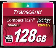 Transcend 128GB CompactFlash 800x memóriakártya