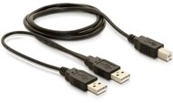 Delock Cable USB 2.0-B > USB-A power + power/data