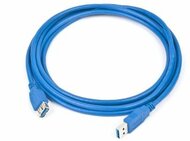 Gembird USB 3.0 A-A csatlakozó hosszabbító kábel, 1.8m kék