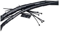 Akasa AK-TK-01BK Kábel kötegelő/kábelrendező Fekete (30 db / csomag)
