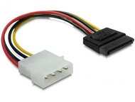 Delock SATA HDD – 4 tűs Molex (egyenes) hálózati kábel