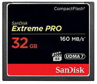 SanDisk 32GB Extreme Pro CompactFlash CF memóriakártya