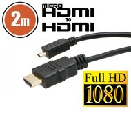 Delight 2m HDMI - HDMI micro kábel