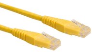 Roline UTP Cat6 patch kábel - Sárga - 0.5m