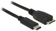 DeLock USB 3.1 Type-C M - USB Micro-B M Adatkábel 0.5m Fekete