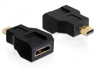 Delock 65271 nagy sebességű HDMI Ethernettel - mini C anya > micro D apa adapter