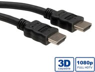 ROLINE HDMI M - HDMI M Adapterkábel (Ethernet) Fekete 15m