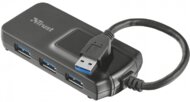 Trust Oila 21318 USB Hub USB3.1 (4 port) Fekete