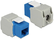 Delock Keystone Module RJ45 female > LSA Cat.6 UTP blue