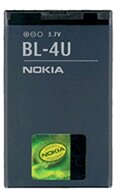 Nokia BL-4U, 1000mAh, Li-ion, gyári, csomagolás nélkül